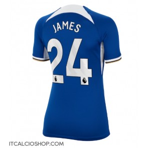 Chelsea Reece James #24 Prima Maglia Femmina 2023-24 Manica Corta